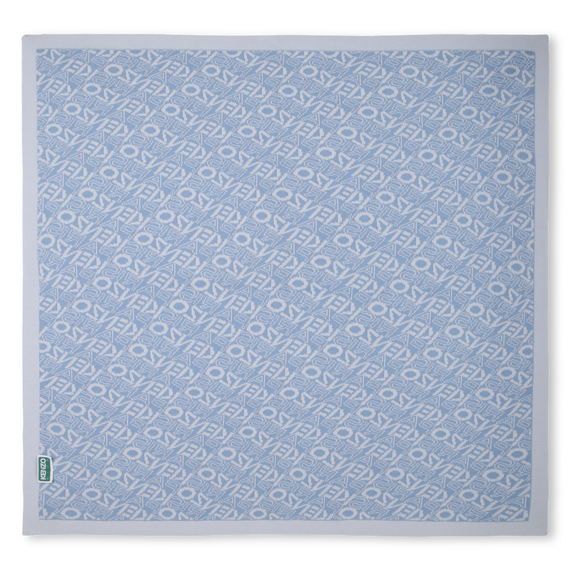 Manta de Jacquard y algod&oacute;n KENZO KIDS 
                        UNISEXO