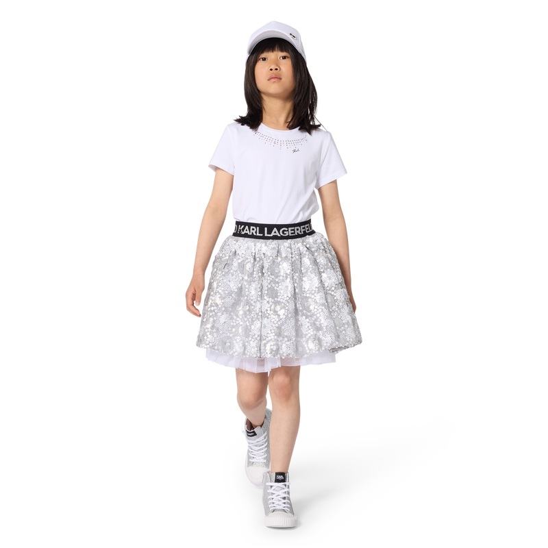 Zapatillas con cordones KARL LAGERFELD KIDS 
                        NI&Ntilde;A