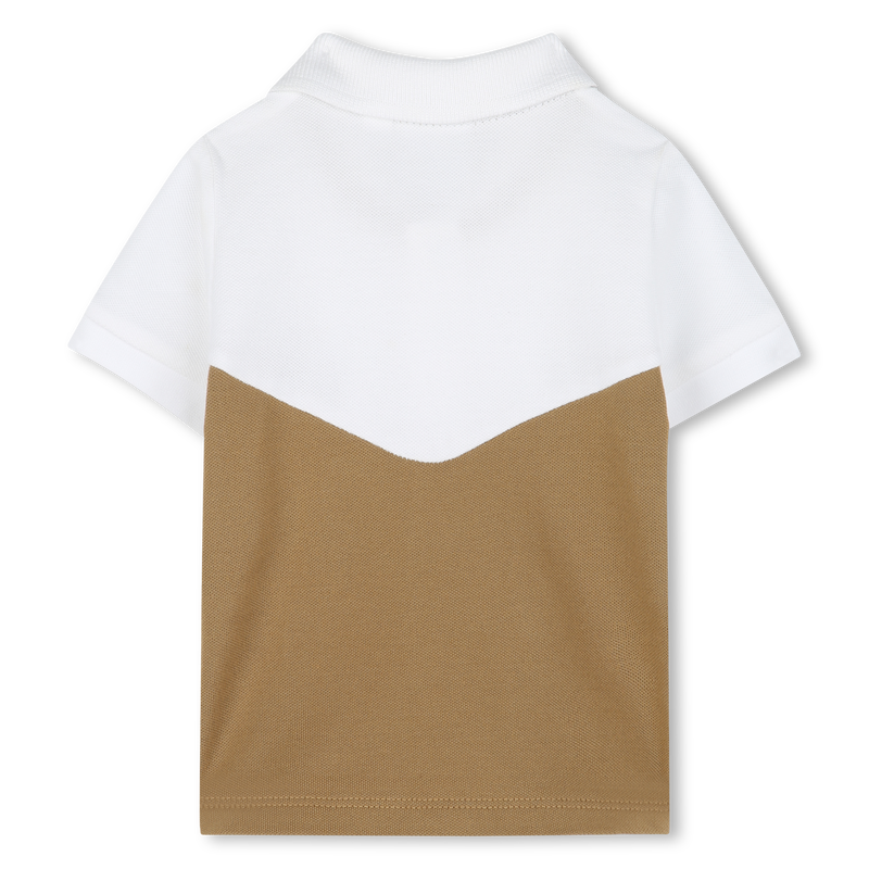 Polo con trenzado en la manga BOSS 
                        NI&Ntilde;O