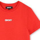 Camiseta ancha de algod&oacute;n DKNY 
                    NI&Ntilde;O