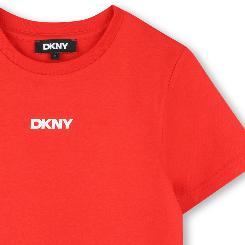 Camiseta ancha de algod&oacute;n DKNY 
                        NI&Ntilde;O