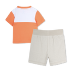 Conjunto de camiseta y pantal&oacute;n corto TIMBERLAND 
                    NI&Ntilde;O