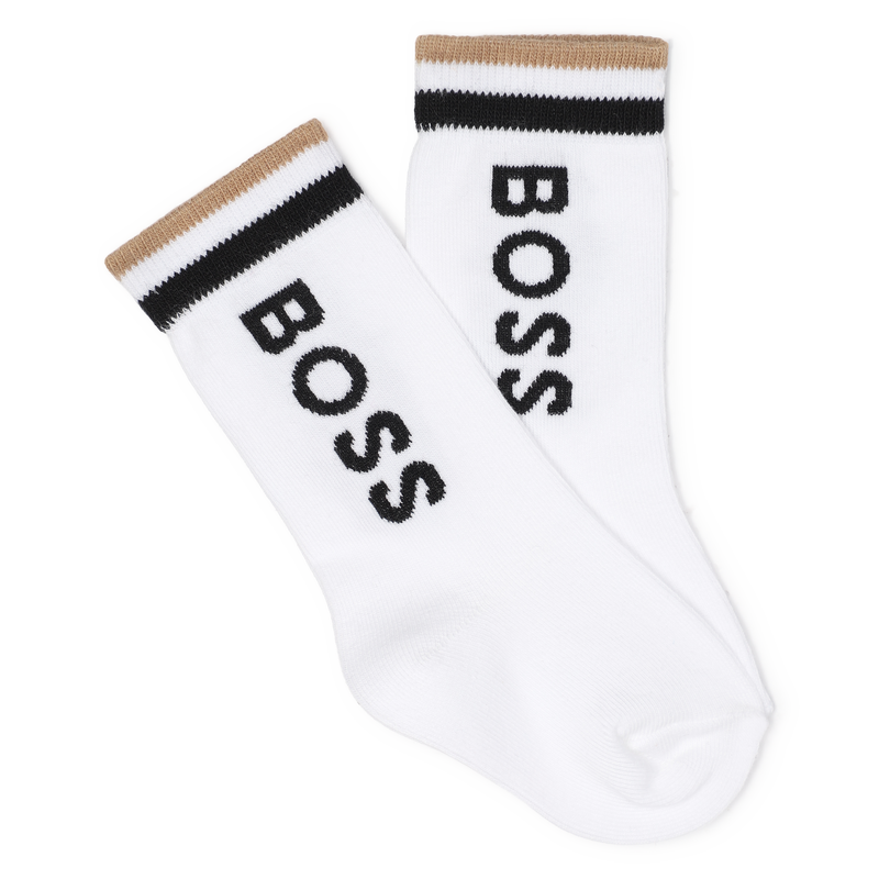 Pack de 2 pares de calcetines BOSS 
                        NI&Ntilde;O