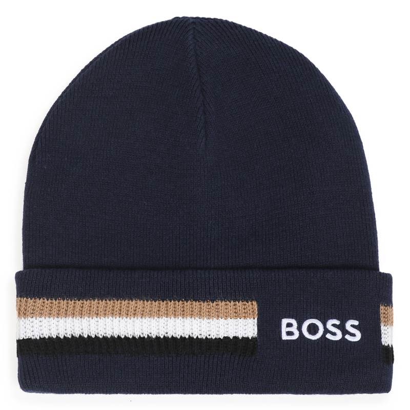 Gorro de punto BOSS 
                        NI&Ntilde;O