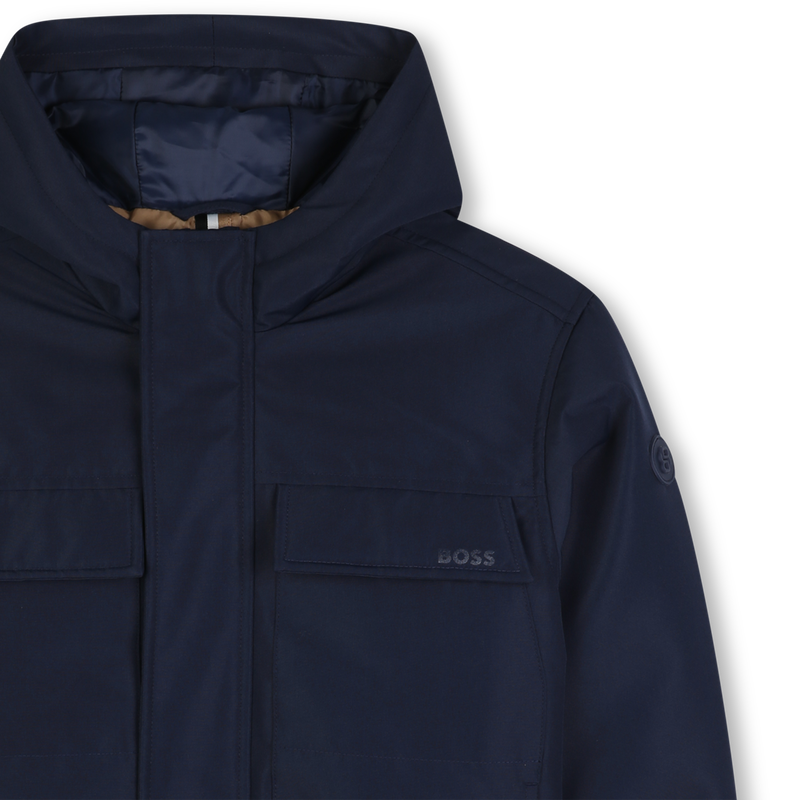 Chaqueta acolchada con capucha BOSS 
                        NI&Ntilde;O