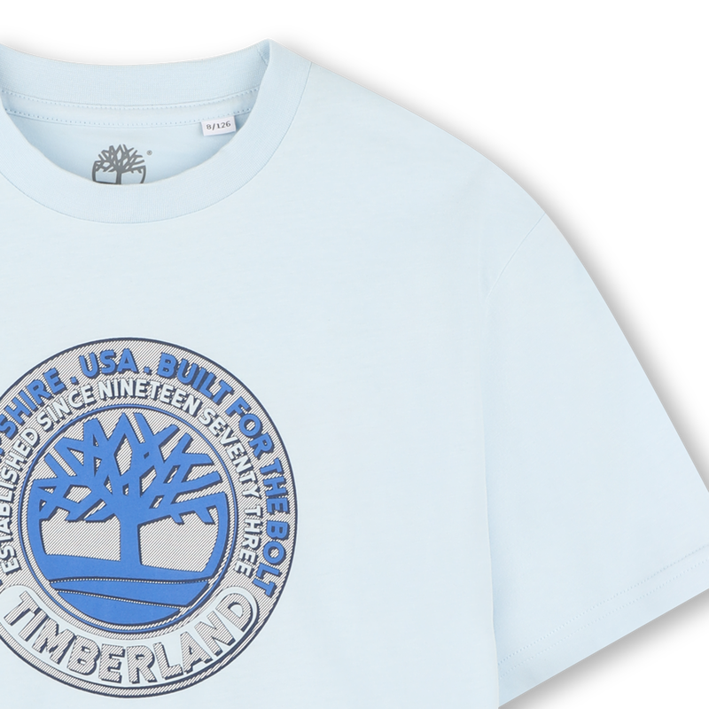 Camiseta ancha con logotipo TIMBERLAND 
                        NI&Ntilde;O