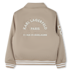 Cazadora acolchada de sarga KARL LAGERFELD KIDS 
                    NI&Ntilde;O