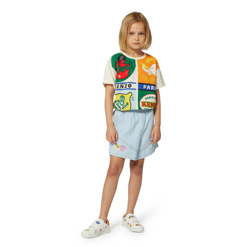 Pantal&oacute;n corto vaquero KENZO KIDS 
                        NI&Ntilde;A