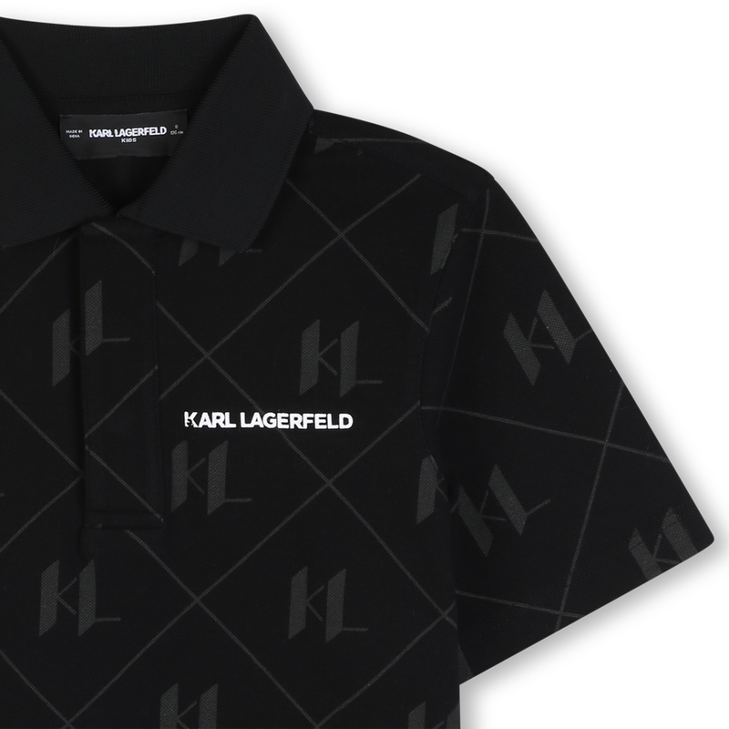 Polo de manga corta KARL LAGERFELD KIDS 
                        NI&Ntilde;O