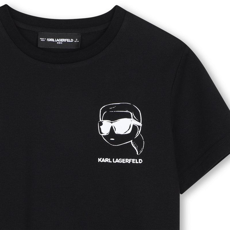 Camiseta de mangas cortas KARL LAGERFELD KIDS 
                        NI&Ntilde;O