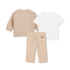 Conjunto de pantal&oacute;n, c&aacute;rdigan y camiseta KENZO KIDS 
                    NI&Ntilde;O