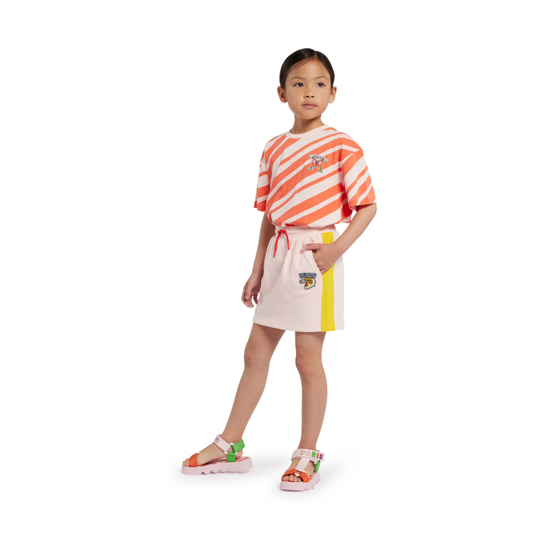 Falda de mulet&oacute;n con bolsillos KENZO KIDS 
                        NI&Ntilde;A