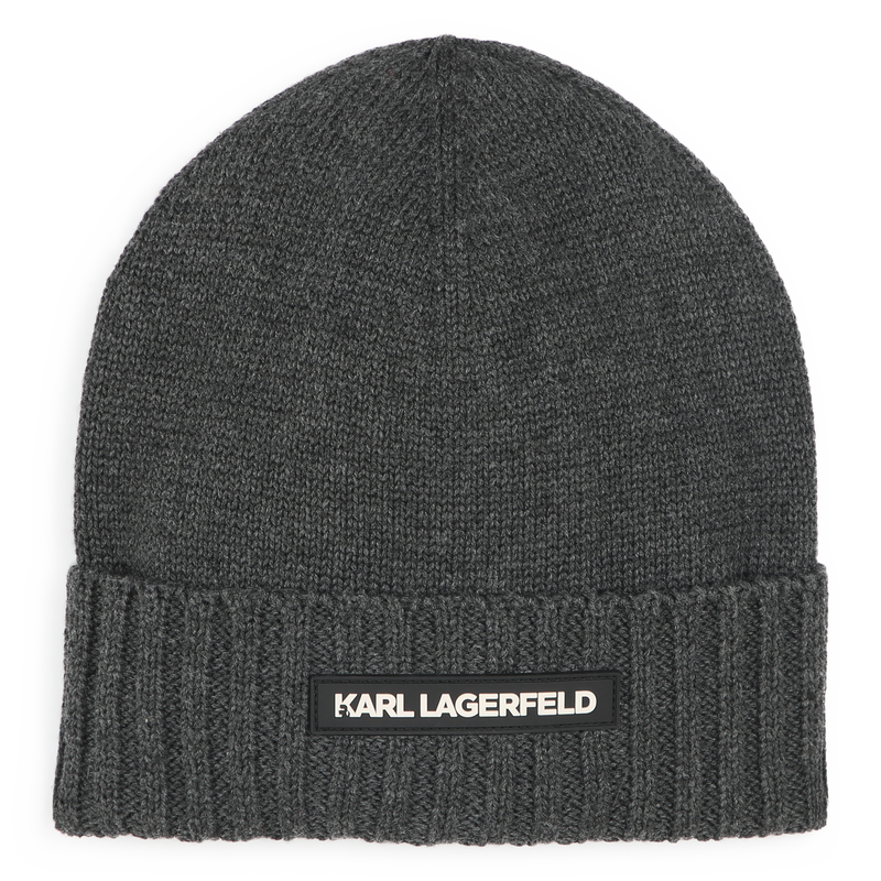 Gorro de punto KARL LAGERFELD KIDS 
                        NI&Ntilde;O