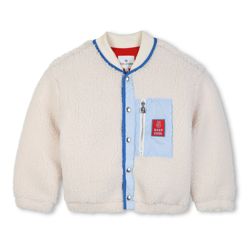 Chaqueta de tela de felpa KIDS AROUND 
                        NI&Ntilde;O