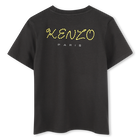 Camiseta con parche bordado KENZO KIDS 
                    UNISEXO