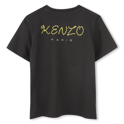 Camiseta con parche bordado KENZO KIDS UNISEXO