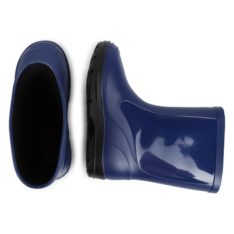 Botas de agua bitextura BOSS 
                        NI&Ntilde;O