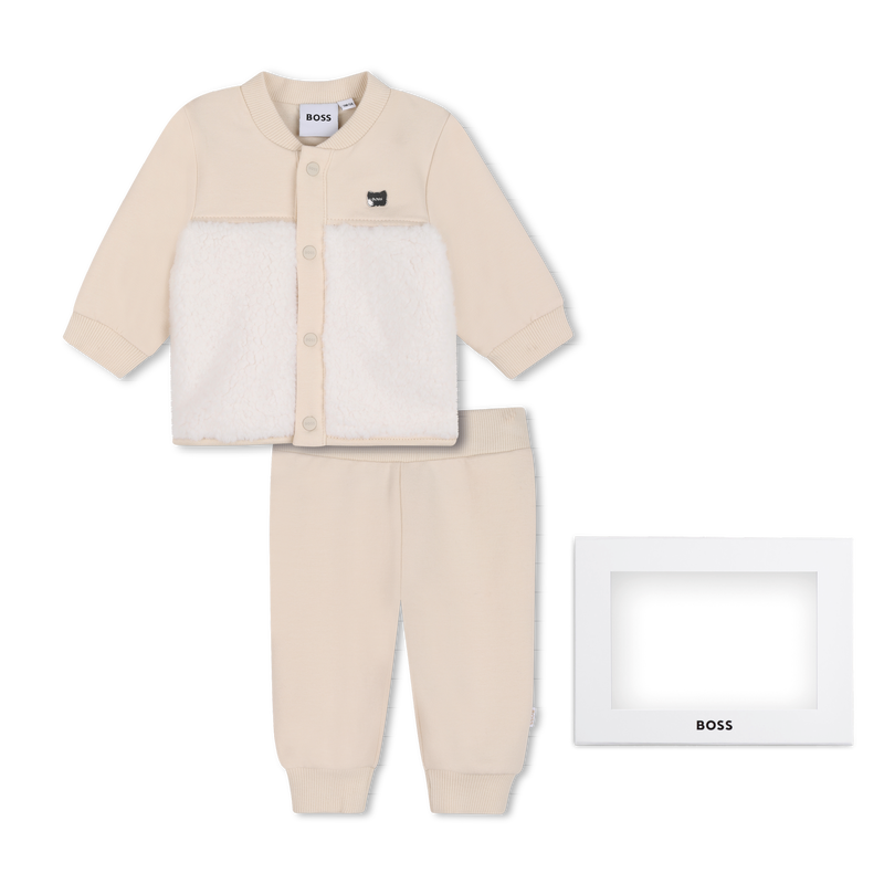Conjunto de c&aacute;rdigan y pantal&oacute;n BOSS 
                        NI&Ntilde;A