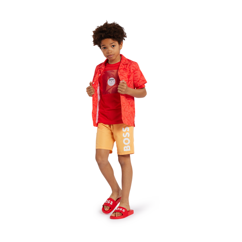 Ba&ntilde;ador con bolsillos BOSS 
                        NI&Ntilde;O