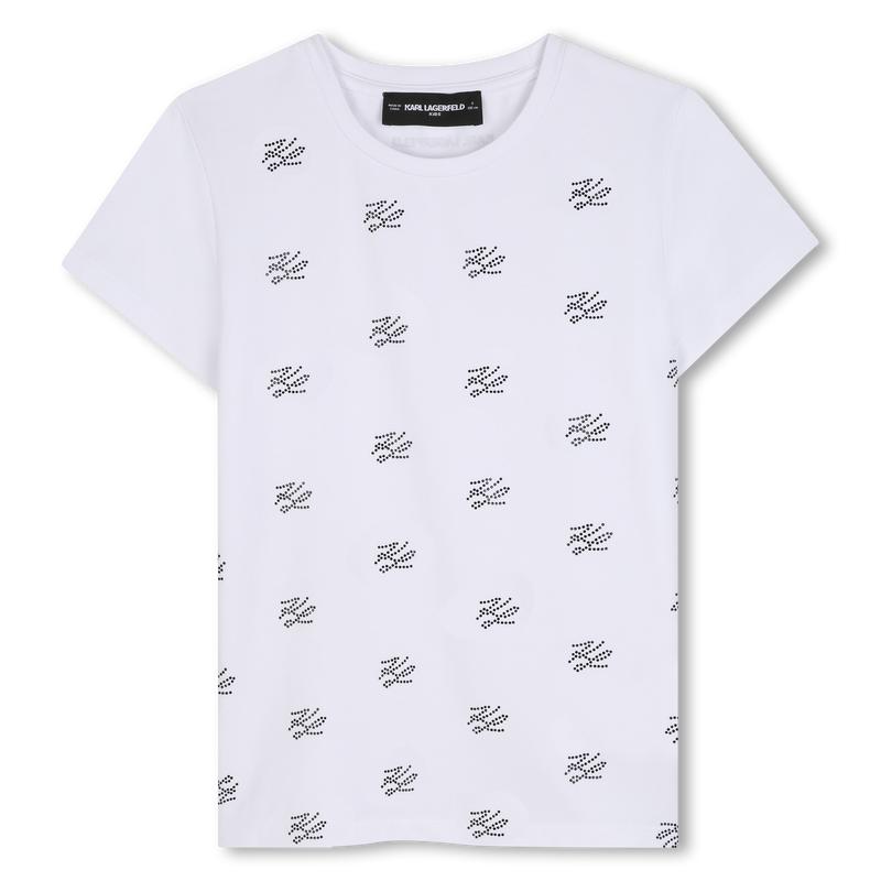 Camiseta de mangas cortas KARL LAGERFELD KIDS 
                        NI&Ntilde;A