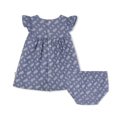 Vestido y pololos de algod&oacute;n BOSS NI&Ntilde;A