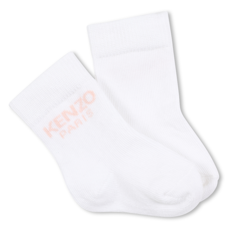 Set de 2 pares de calcetines de punto KENZO KIDS 
                        UNISEXO