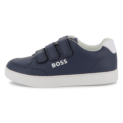 Zapatillas de piel de vacuno BOSS NI&Ntilde;O