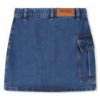 Falda vaquera asim&eacute;trica KENZO KIDS 
                    NI&Ntilde;A