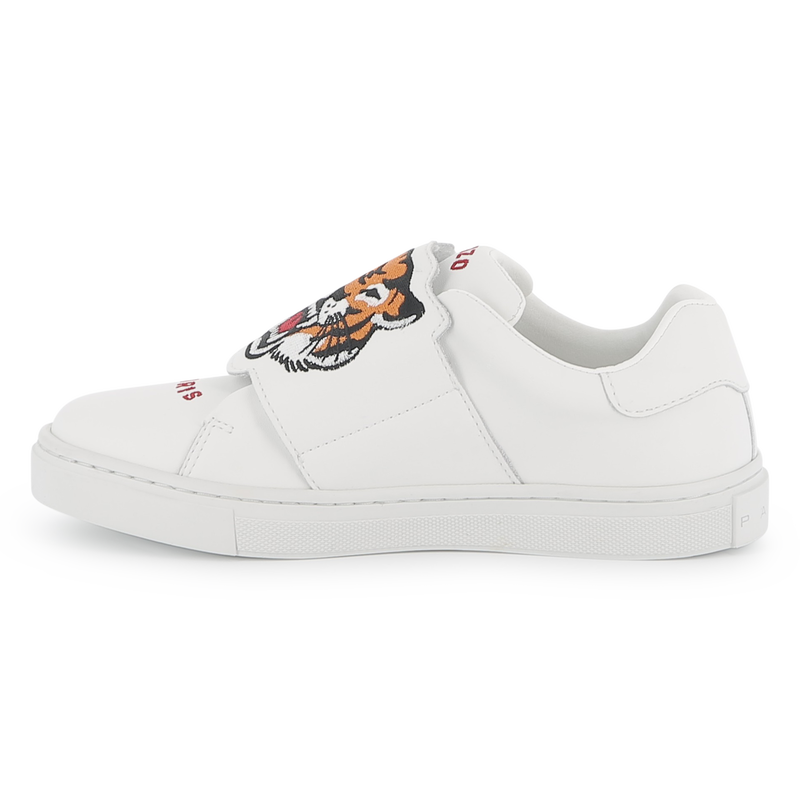 Deportivas de cuero con velcro