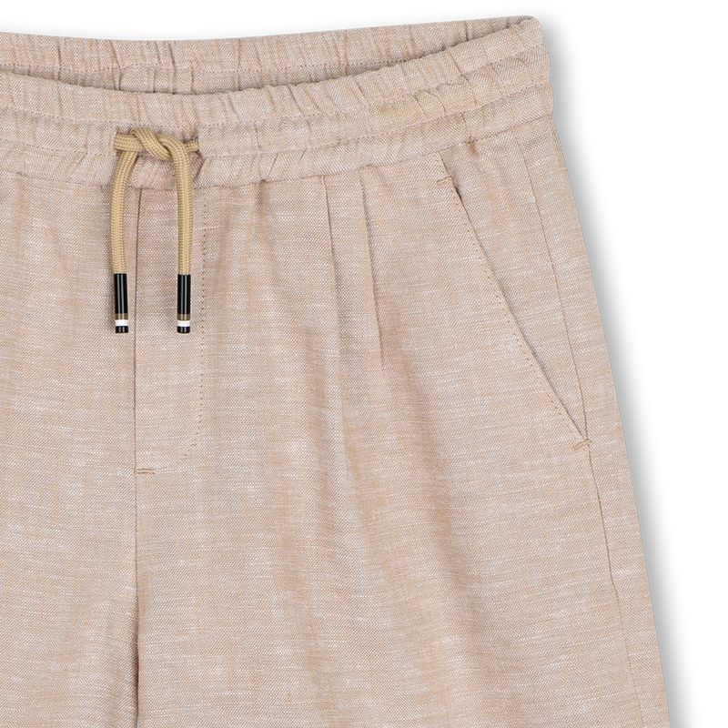 BERMUDAS DE LINO BOSS 
                        NI&Ntilde;O