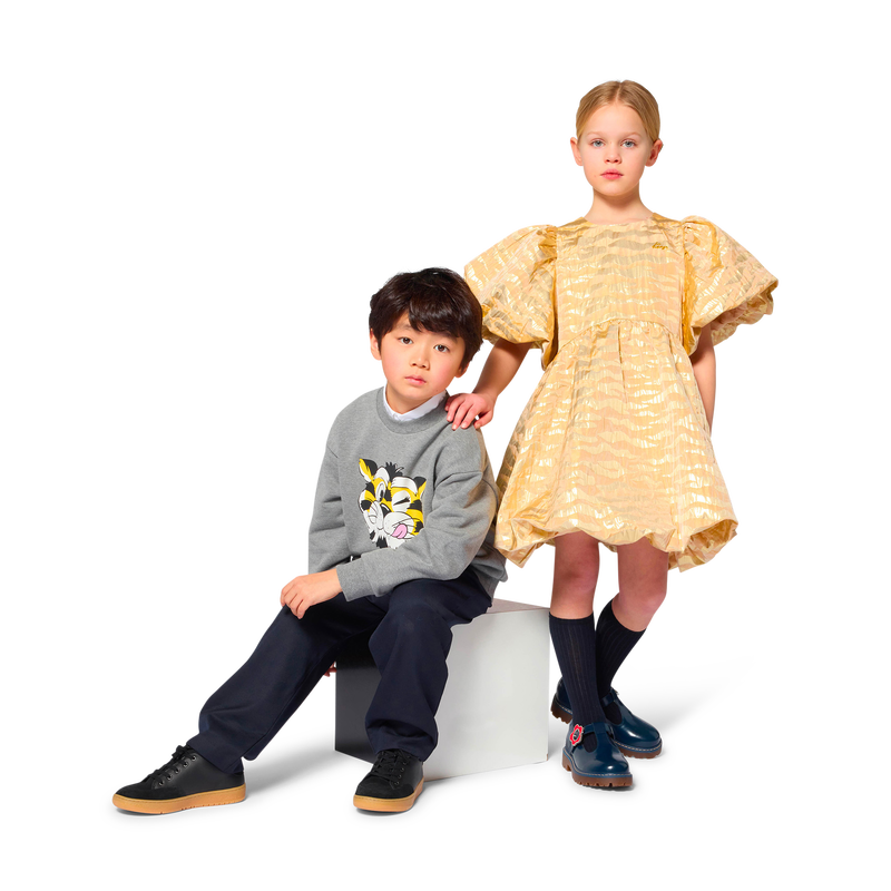 Vestido de ceremonia y scrunchie KENZO KIDS 
                        NI&Ntilde;A