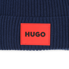 Gorro de punto de algod&oacute;n HUGO 
                    UNISEXO