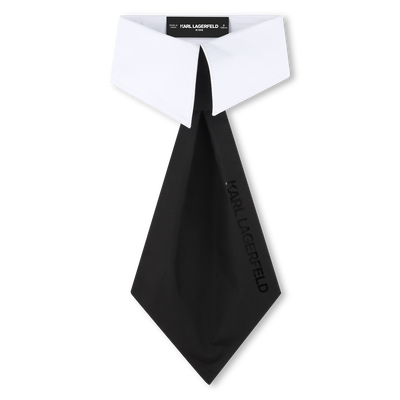 Corbata bicolor de algod&oacute;n KARL LAGERFELD KIDS NI&Ntilde;A