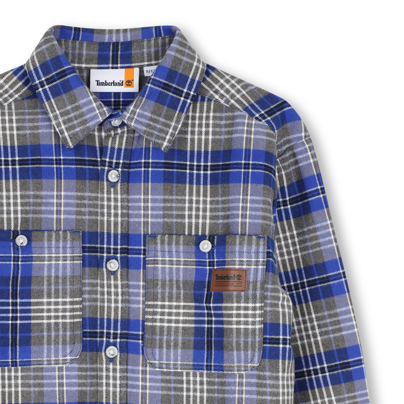 Camisa de cuadros TIMBERLAND 
                        NI&Ntilde;O