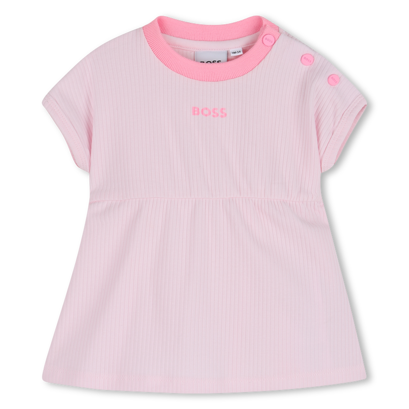 VESTIDO + CONJUNTO DE BRAGAS HINCHADAS BOSS 
                        NI&Ntilde;A