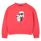 Sudadera de doble jersey KARL LAGERFELD KIDS 
                    NI&Ntilde;A