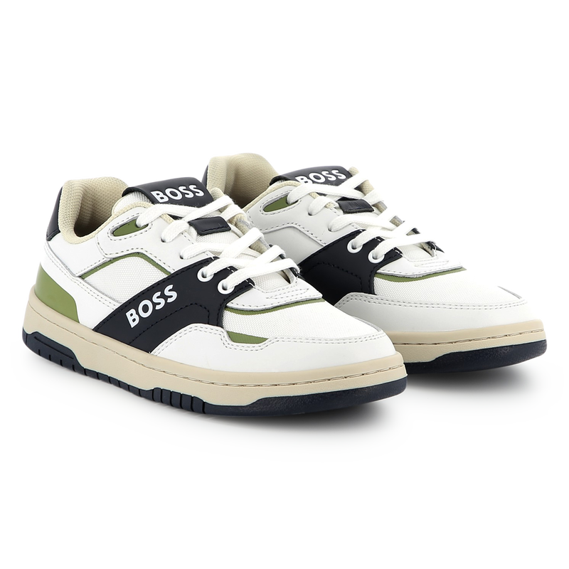 Zapatillas bimateriales BOSS 
                        NI&Ntilde;O