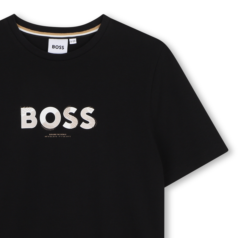 Camiseta de mangas cortas BOSS 
                        NI&Ntilde;O