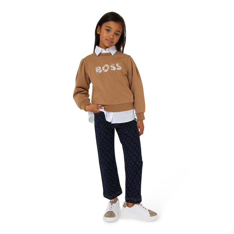 Deportivas de cuero y cordones