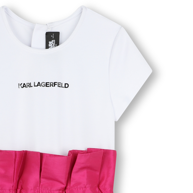 Vestido de gala de tafet&aacute;n KARL LAGERFELD KIDS 
                        NI&Ntilde;A