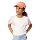 Camiseta manga globo CHLOE 
                    NI&Ntilde;A