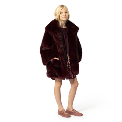 Abrigo de forro polar suave CHLOE NI&Ntilde;A