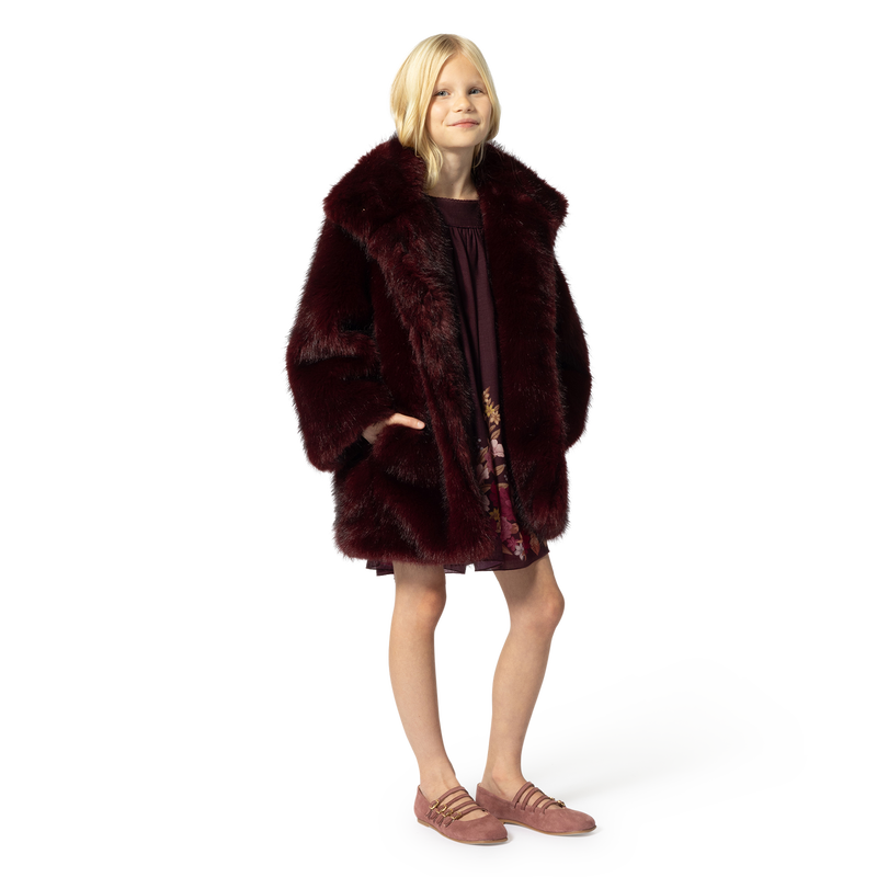 Abrigo de forro polar suave CHLOE 
                        NI&Ntilde;A