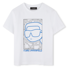 Camiseta con estampado KARL LAGERFELD KIDS 
                    NI&Ntilde;O