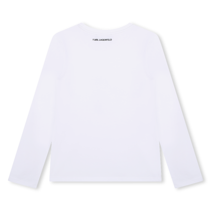 Camiseta con estampado KARL LAGERFELD KIDS 
                        NI&Ntilde;A