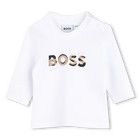 Conjunto de pantal&oacute;n, c&aacute;rdigan y camiseta BOSS 
                    NI&Ntilde;O