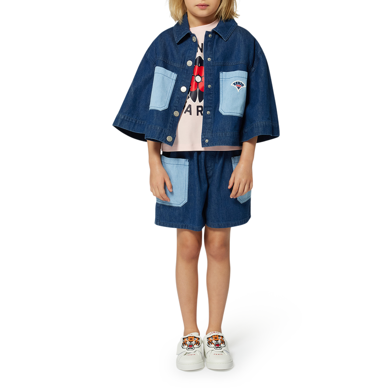 Chaqueta vaquera bordada