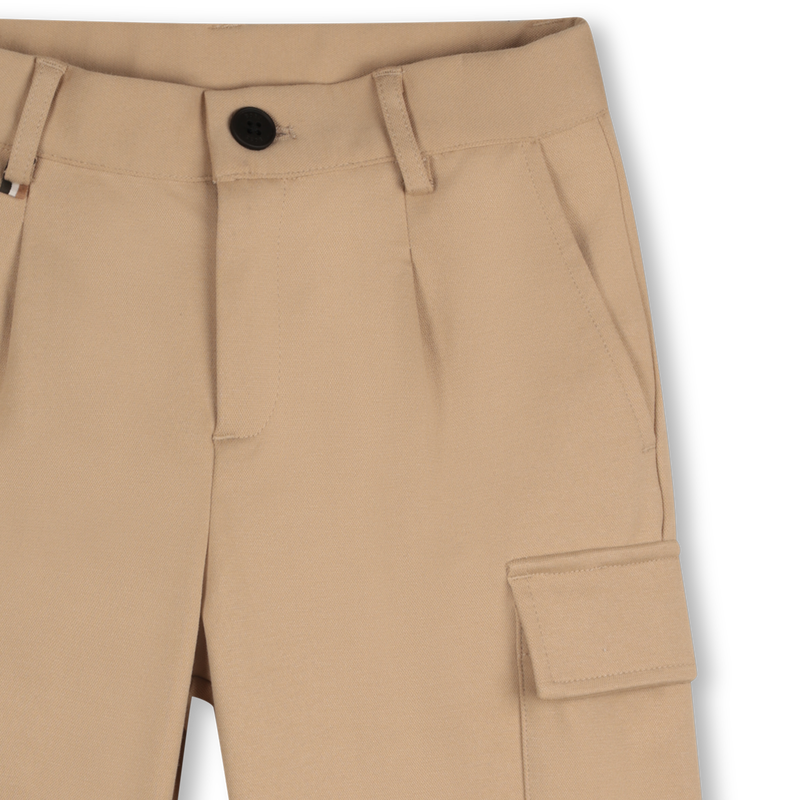 Bermudas lisas con bolsillos BOSS 
                        NI&Ntilde;O