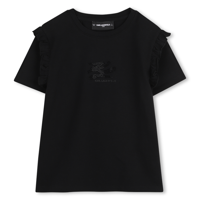 Camiseta de mangas cortas KARL LAGERFELD KIDS 
                        NI&Ntilde;A