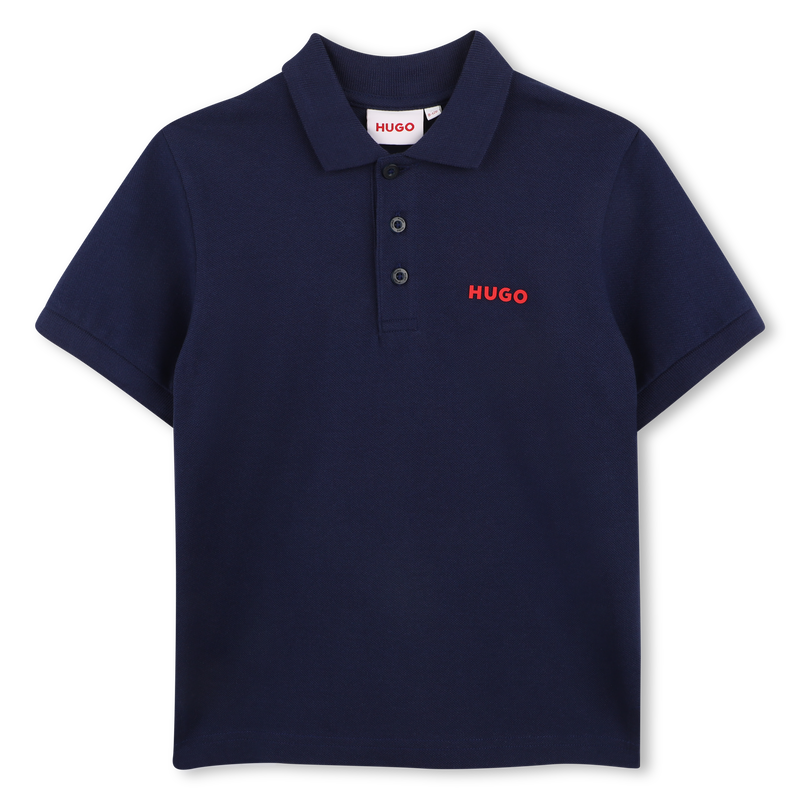 POLO MANGA CORTA HUGO 
                        NI&Ntilde;O
